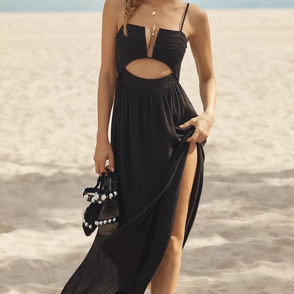 Anthropologie Dresses & Skirts - Anthropologie Malai Antonia Linen Blend Maxi Dress
